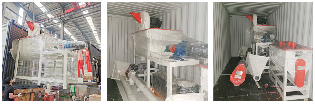 小型飼料加工機(jī)組發(fā)往阿塞拜疆