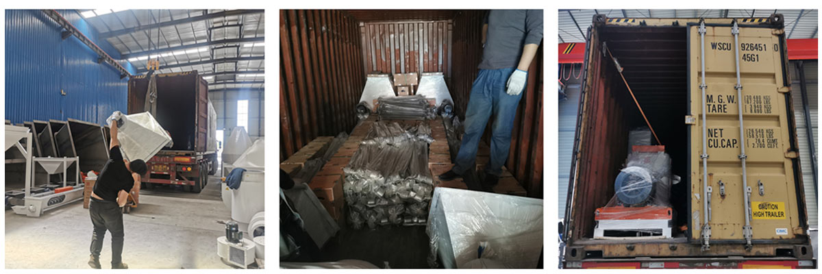 2套SZLH320顆粒機(jī)，料倉(cāng)，輸送機(jī)和配件已發(fā)送到烏茲別克斯坦